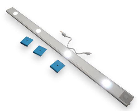Corp de iluminat LED dulap 60cm aluminiu - Imagine produs en-gros [3]