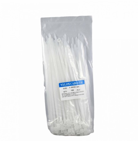 Coliere Plastic - Cose 5x200 Albe 100 buc/set - Imagine produs en-gros