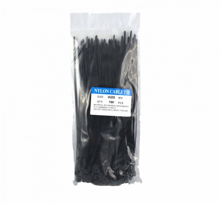Unelte si Accesorii - Cose 4x200 Negre 100 buc/set - Imagine produs en-gros