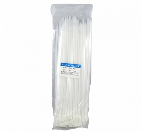 Coliere Plastic - Cose 5x300 Albe-100buc/set - Imagine produs en-gros