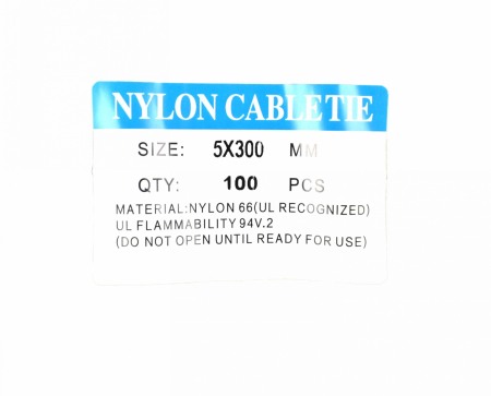 Cose 5x300 Negre 100buc/set - Imagine produs en-gros [1]