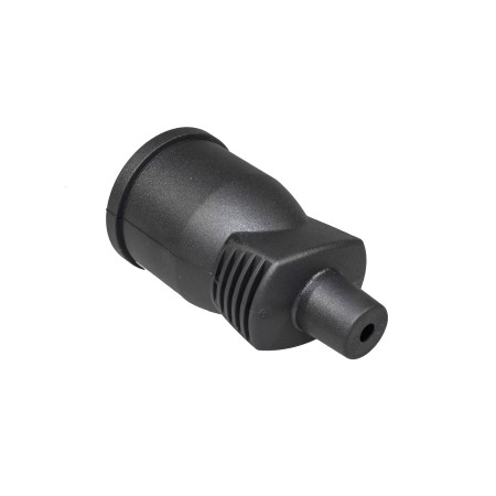 Cupla cauciuc Atra , IP44, neagra, cu contact protectie, 16 A, 250 V - Imagine produs en-gros [2]