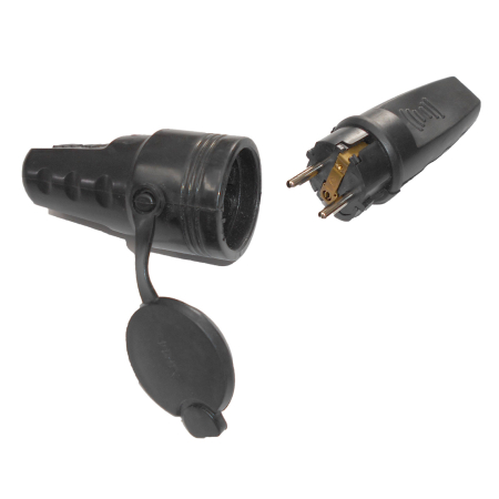 Ştechere/Stecher adaptor - CUPLA +STECHER SCHUKO, CAUCIUC, T 70