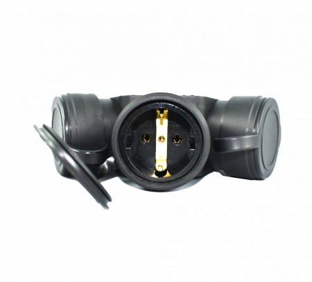 CUPLA TRIPLA CAUCIUC CU CAPAC ATRA (Y) 7125 - Imagine produs en-gros [1]