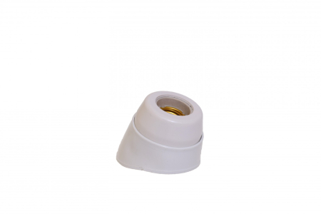 Dulii/Dulie adaptor - Dulie aplicata, oblica, alba Aminoplast E27