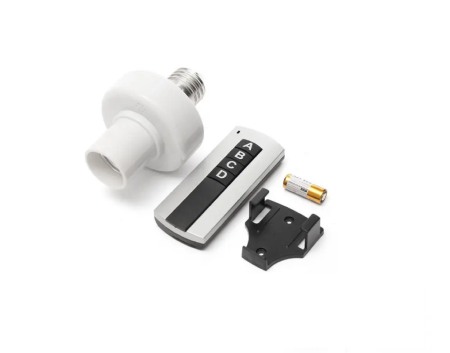 Dulii si Adaptoare dulii - Dulie E27 cu telecomanda - 4 canale CG-6001 - Imagine produs en-gros
