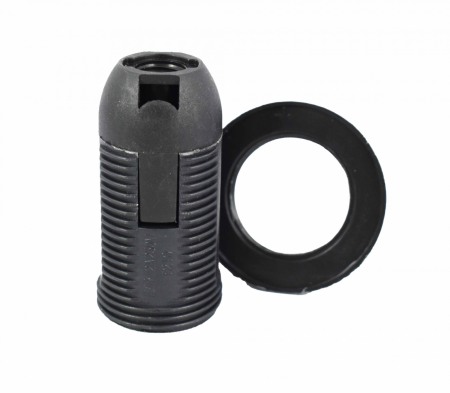 Dulii si Adaptoare dulii - Dulii E14 cu Inel Fixare Neagra (Fusta) - Imagine produs en-gros