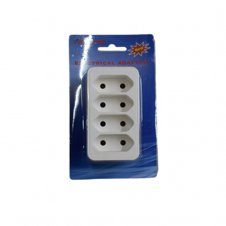 Adaptor triplu  multipriza cu 4 posturi plat YW-7377 [2]