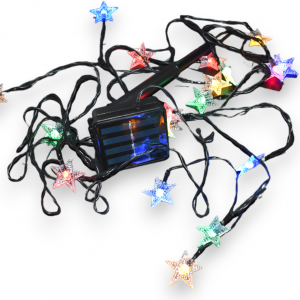 Instalatie de lumini solara, stelute colorate [1]