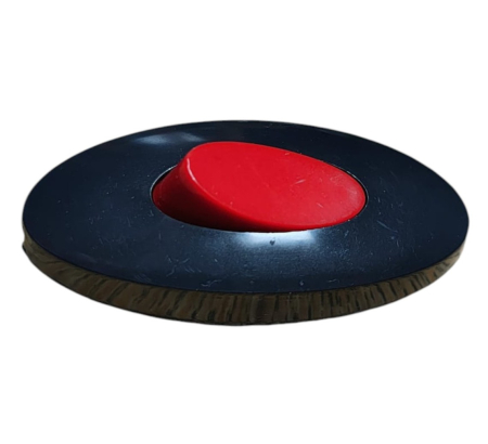 Veioze/Lămpi/lampa de veghe - Întrerupător pe fir Atom negru cu buton roșu 250V 2A