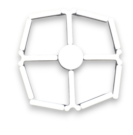 Corpuri de Iluminat - Lampa  cu 4 brate reglabile si variabile in lungime 80W - Imagine produs en-gros