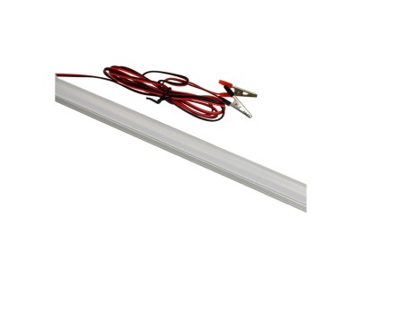 Corpuri de Iluminat - Lampa cu banda Led 12V 5W , 30cm , cu suport aluminiu si clesti de conectare - Imagine produs en-gros