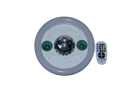 Lampa cu Bluetooth, difuzor si jocuri de lumina RGB E27 220V - Imagine produs en-gros [5]