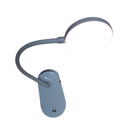 Lampa de birou LED cu clemă, 24 LED-uri × 0.3W, 3 trepte de lumină, braț flexibil, unghi 180°.jpg [2]