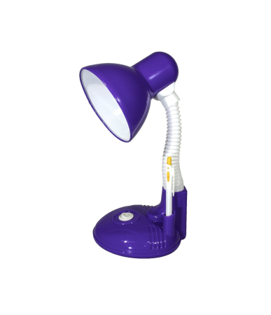 Veioze/Lămpi/lampa de veghe - Lampa de birou mov cu suport pentru pix , pentru becuri E27 Led si economice , cu brat reglabil