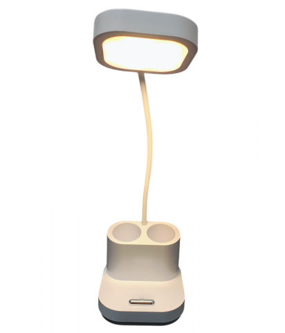 Lampa de birou veioza cu acumulator cod 1958 , intrerupator cu touch, LED 4W  lumina culoare rece calda si neutra  , H 40 cm - Imagine produs en-gros