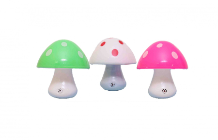 Corpuri de iluminat - Lampa de veghe ciuperca led 1W cu senzor de noapte