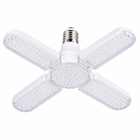 Lampă LED E27 40W cu 4 brațe pliabile transparente 6500K model KK-016 pentru garaj și atelier [2]