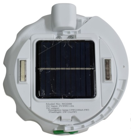 Lampa solara camping NG200 cu magnet si maner+carlig de agatare - Imagine produs en-gros [3]