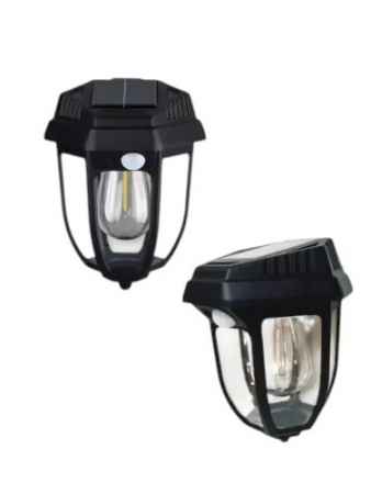 Lampa Solara LED Exterior Iluminare Puternica Senzor de Miscare Rezistenta la Apa IP65 Autonomie Mare Design Modern pentru Gradina ecoleduri.ro [11]