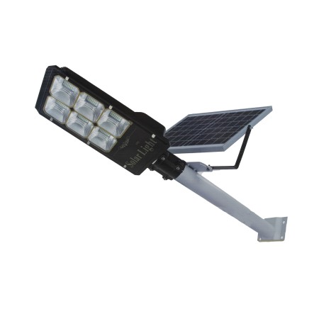 Lampa stradala  cu consola si panou solar  si cu telecomanda 200W - Imagine produs en-gros