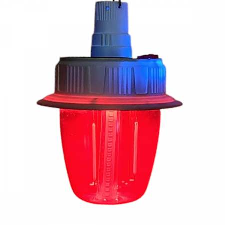 Lampa solara XG-T38, cu acumulator ,3x LED, 57x SMD, 6 led x RGB , functie de incarcare, carlig fixare [4]