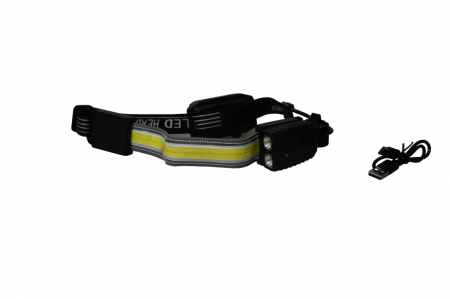 Lămpi portabile - Lanternă de cap multifuncțională COB+2 XPE cu senzor de miscare( de aproape) -YT 878