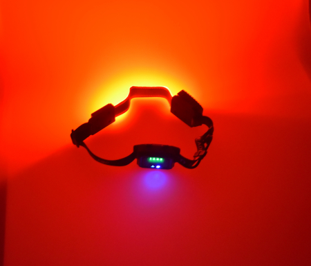 Lanternă de cap multifuncțională COB+2 XPE cu senzor de miscare( de aproape) -YT 878 [5]