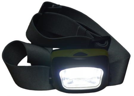 Lanterne - Lanterna LED 3 in 1 , frontala,Led COB 170 lm, plastic, verde/negru 3 baterii R3