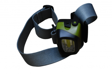 Lanterna LED 3 in 1 , frontala,Led COB 170 lm, plastic, verde/negru 3 baterii R3 [1]