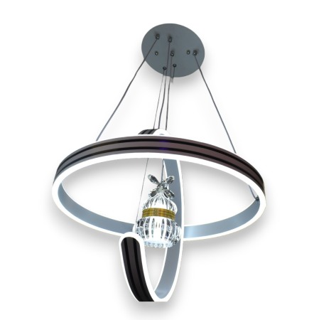Lustra led ajustabila soare si luna 114W 3000K/4000K/6500K 7845 - Imagine produs en-gros [3]