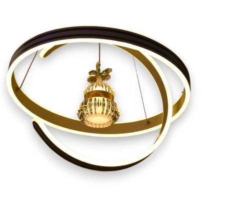 Lustra led ajustabila soare si luna 114W 3000K/4000K/6500K 7845 - Imagine produs en-gros [2]