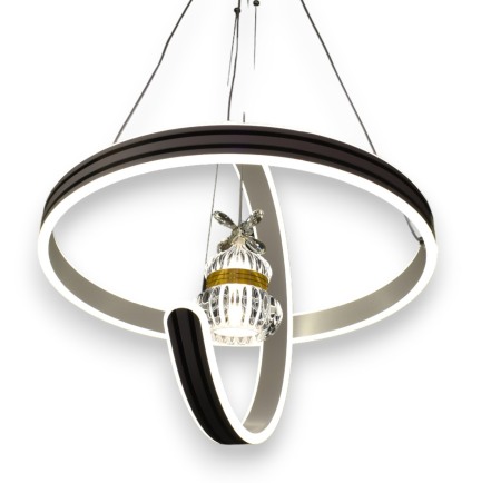 Lustra led ajustabila soare si luna 114W 3000K/4000K/6500K 7845 - Imagine produs en-gros [4]