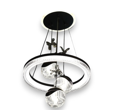 Lustra led circulara ajustabila cu 3 globuri 68W 3000K/4000K/6500K A135 - Imagine produs en-gros [4]