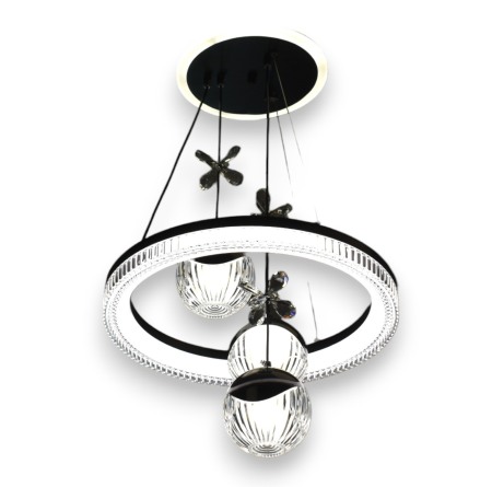 Lustra led circulara ajustabila cu 3 globuri 68W 3000K/4000K/6500K A135 - Imagine produs en-gros [3]