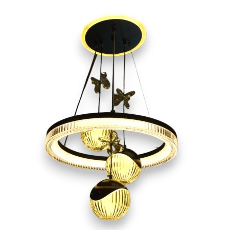 Lustra led circulara ajustabila cu 3 globuri 68W 3000K/4000K/6500K A135 - Imagine produs en-gros [2]
