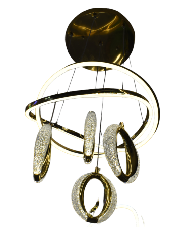 Lustre - Lustra led circulara tip pendul 114W  3000K/4000K/6500K A415 - Imagine produs en-gros