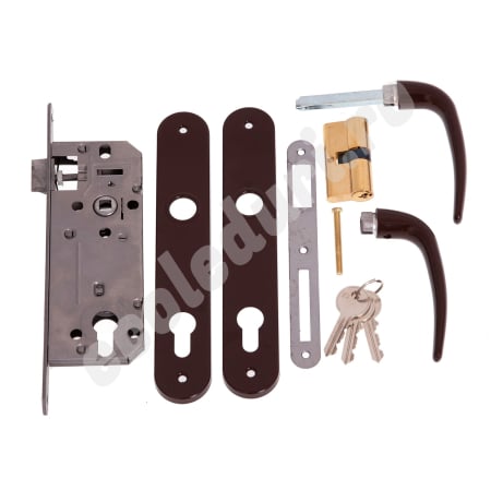 Butuc yala,Broaste usa,Lacat - Pachet broasca Y90 Maro B175  035-501