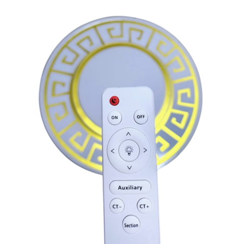 Noutati - Plafoniera led cod 2009 cu telecomanda 60W 40cm  dimabila 3 temperaturi de culoare ajustabile  3000K/4500K/6500K - Imagine produs en-gros