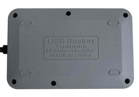 Prelungitor cu priza Schuko T22-1 ,cu 6 Huburi USB si power switch , 2 m [3]