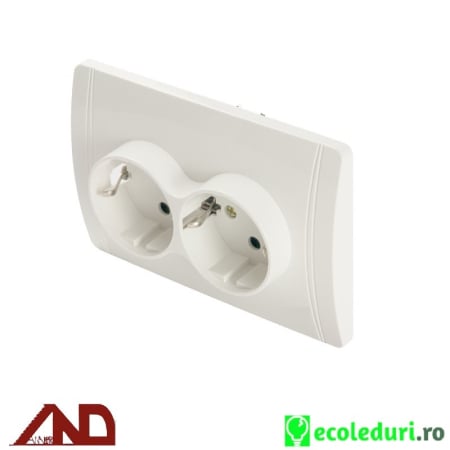 Aparataj şi accesorii - Priza dubla ST cu ceramica