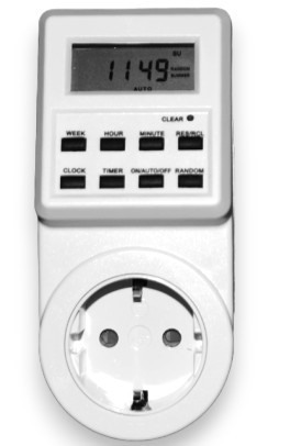 Prize Intrerupatoare Comutatoare touch si pe fir - Priza programabila digitala 3500W 16A - Imagine produs en-gros