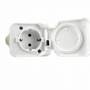 Prize - Priza simpla antigron cu protectie pe tencuiala