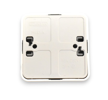 Priza simpla cu contact de protectie Misya - Imagine produs en-gros [2]