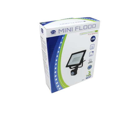 Proiector Led 20 W cu senzor de lumina si miscare , exterior IP66 , slim , 6500k [2]