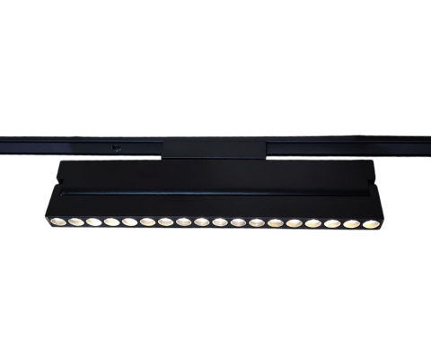 Spoturi led pe sina - Proiector tip spot LED liniar reglabil, pentru șină magnetică U26/ZD-18, 18W, 4000K, chip OSRAM, 48V- Imagine produs en-gros