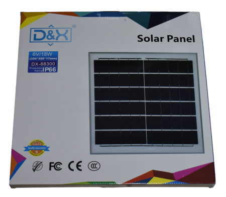 Proiector solar 300W cu panou solar separat senzor crepuscular si functii multiple DX-88300 - Imagine produs en-gros [1]
