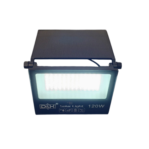 Corpuri de Iluminat - Reflector, proiector solar Led 120W DX010-120 cu telecomanda - Imagine produs en-gros
