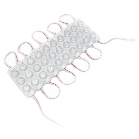 Set 20 Module, 3 x 1 LED 12V  , alb rece , IP68 [1]