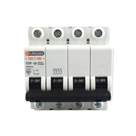 SIGURANTA TETRAPOLARA 25A GS - Imagine produs en-gros [3]